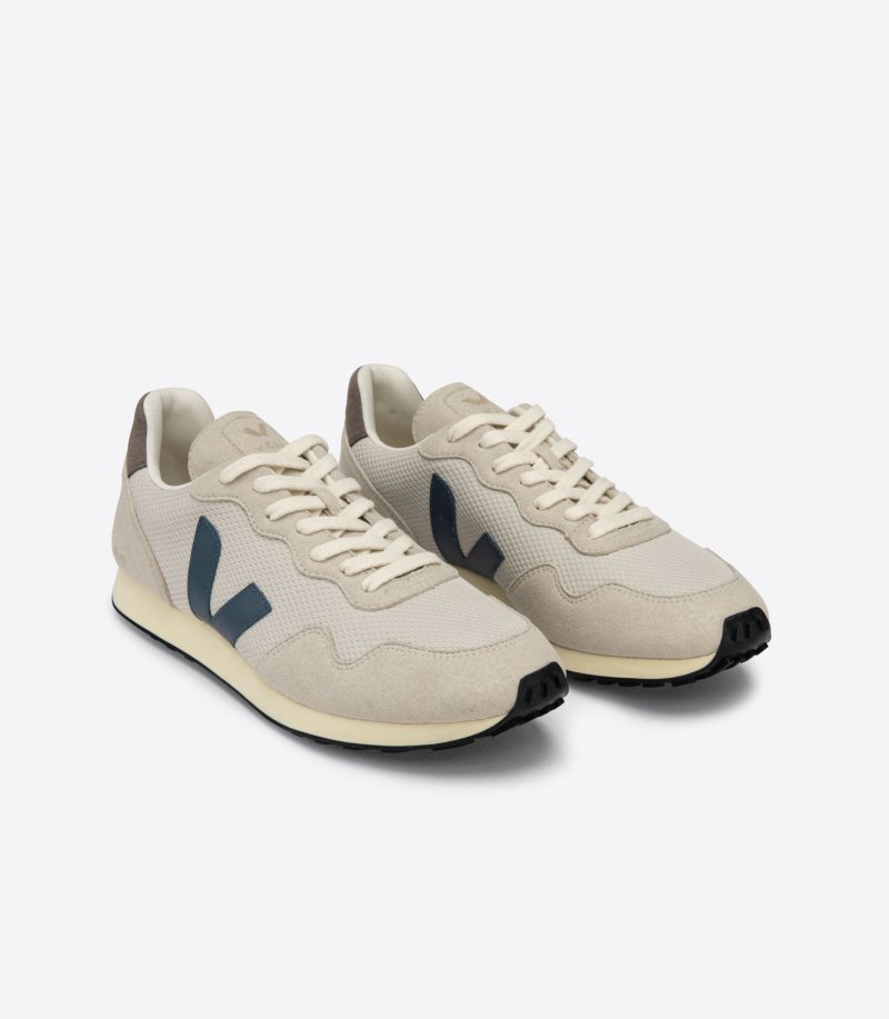 Beige / Indigo Veja Sdu REC Alveomesh Women's Sneakers | IE-557967