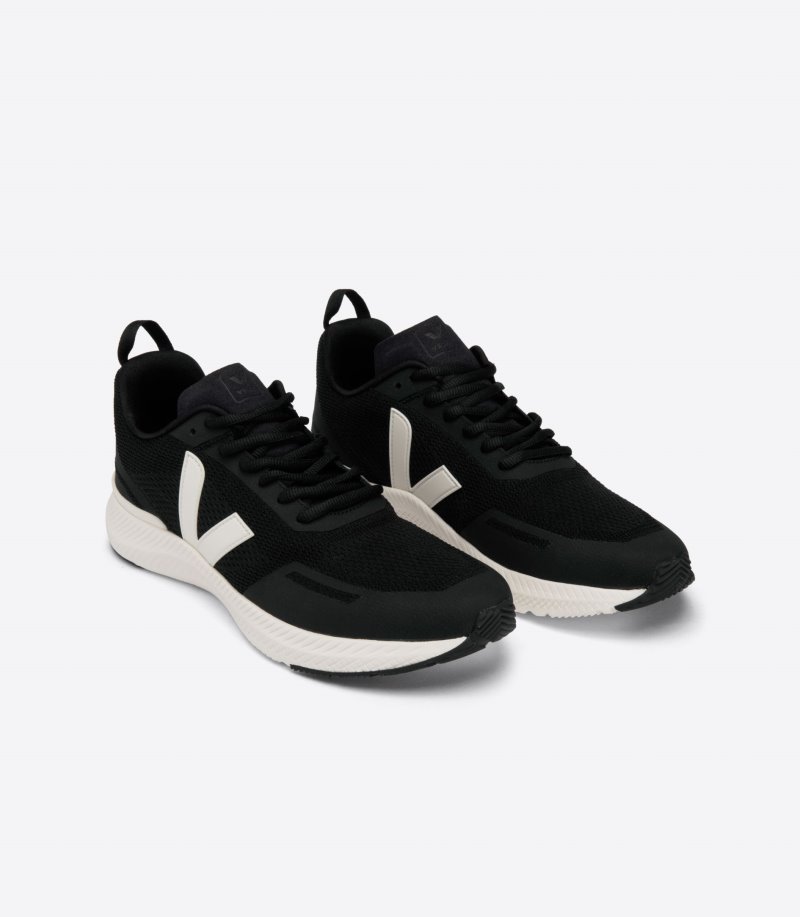 Black / Cream Veja Impala Jacquard Men's Sneakers | IE-371150