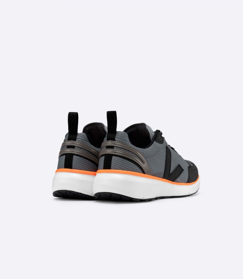 Black / Dark Grey / Orange Veja Condor 2 Alveomesh Women's Sneakers | IE-389186