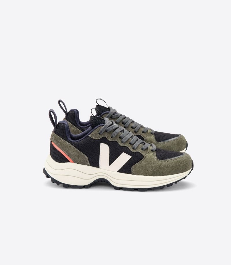 Black / Olive / White Veja Venturi B-Mesh Men\'s Sneakers | IE-282313