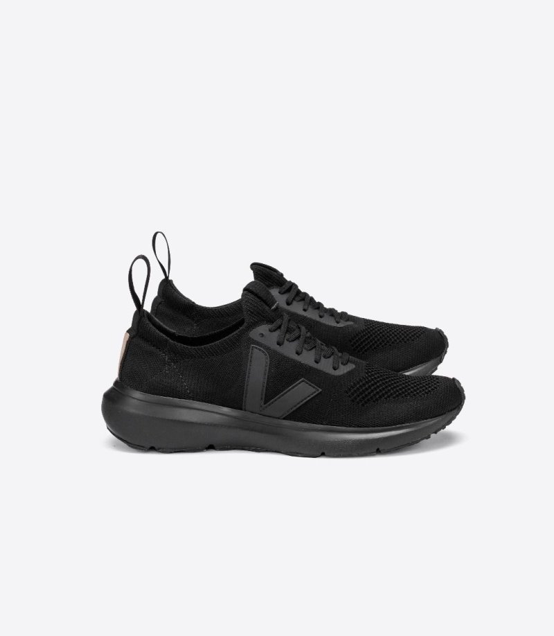 Black Veja V-knit Rick Owens Runner Style 2 V-knit Veja X Rick Owens Men\'s Sneakers | IE-719632