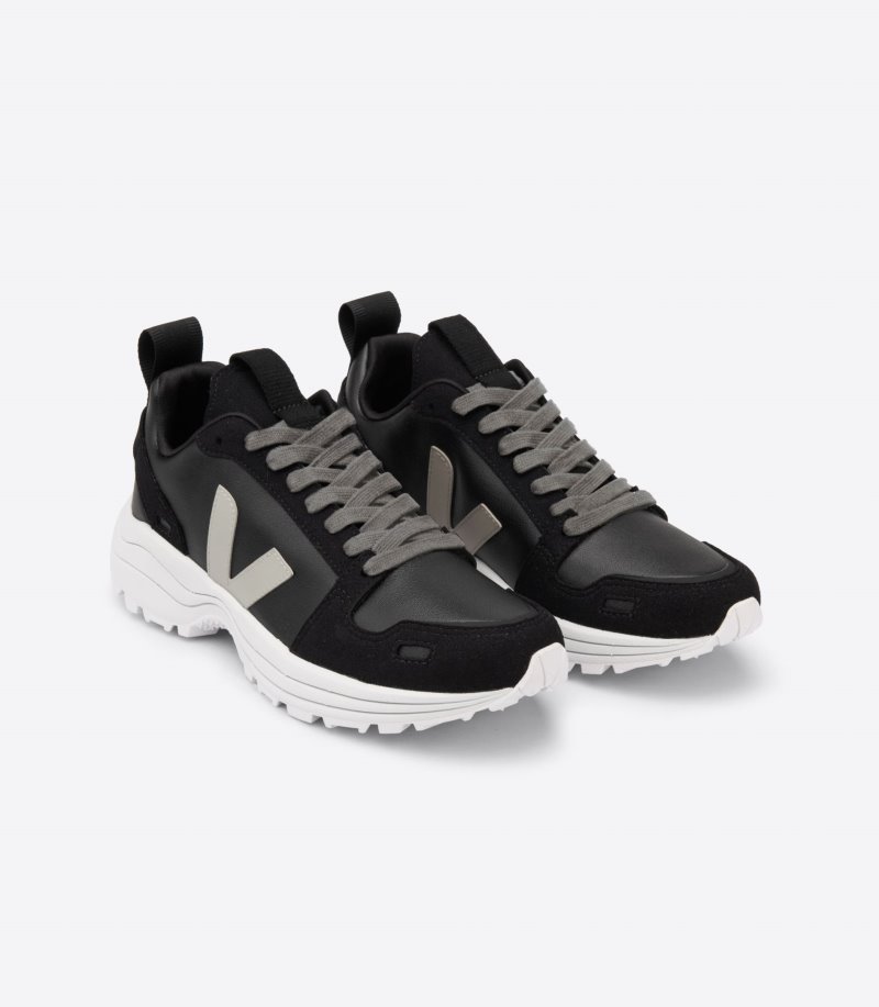 Black Veja Venturi Hiking Style CWL Veja X Rick Owens Men's Sneakers | IE-387398