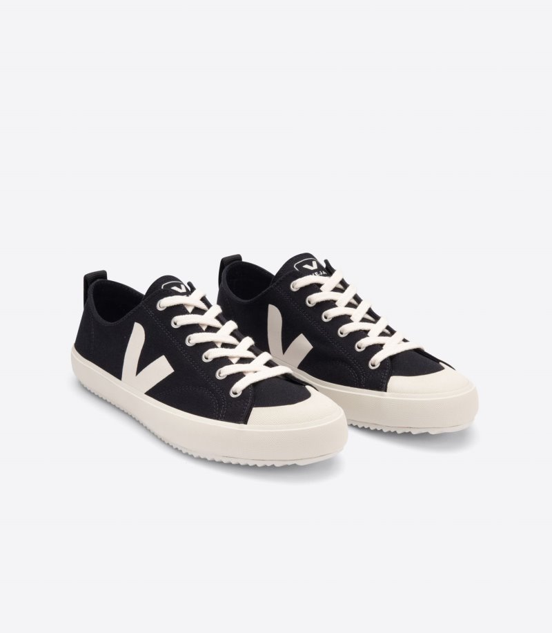 Black / White Veja Nova Men's Sneakers | IE-035962