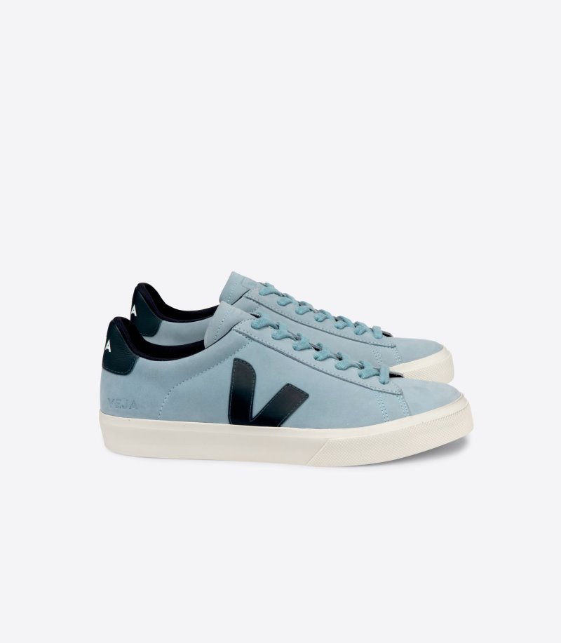 Blue / Navy Veja Campo Nubuck Women\'s Sneakers | IE-986642