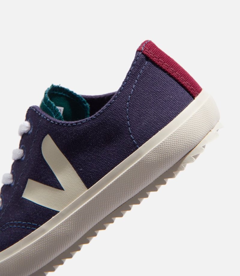 Blue / White Veja Flip Canvas Kids' Sneakers | IE-671471