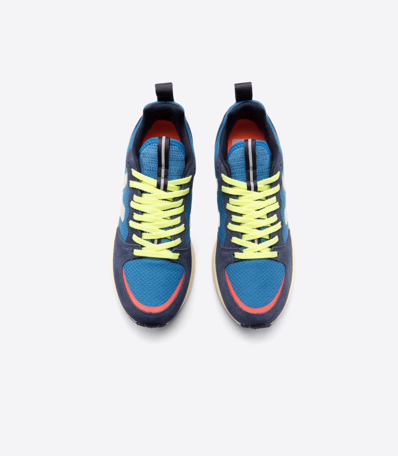 Blue / Yellow Veja Venturi Hexamesh Men's Sneakers | IE-503398