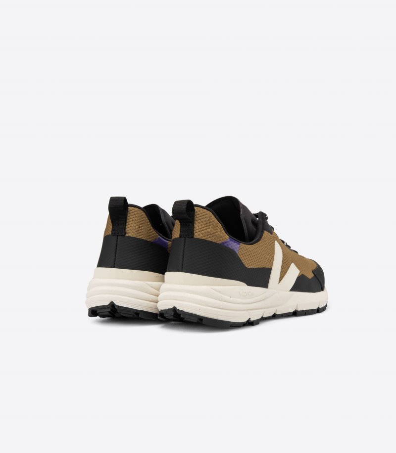 Brown / Black / Purple Veja Dekkan Alveomesh Tent Women's Sneakers | IE-120696