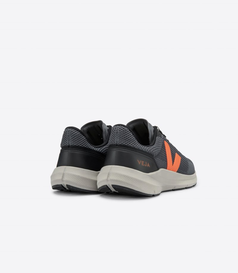 Dark Grey / Orange Veja Marlin Lt V Knit Men's Sneakers | IE-770972