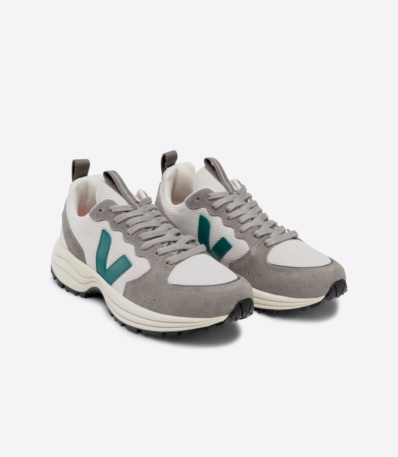 Grey / Green Veja Venturi Alveomesh Men's Sneakers | IE-540378