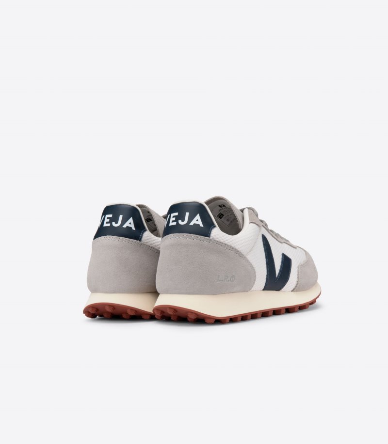 Grey / White / Indigo Veja Rio Branco Alveomesh Women's Sneakers | IE-253272