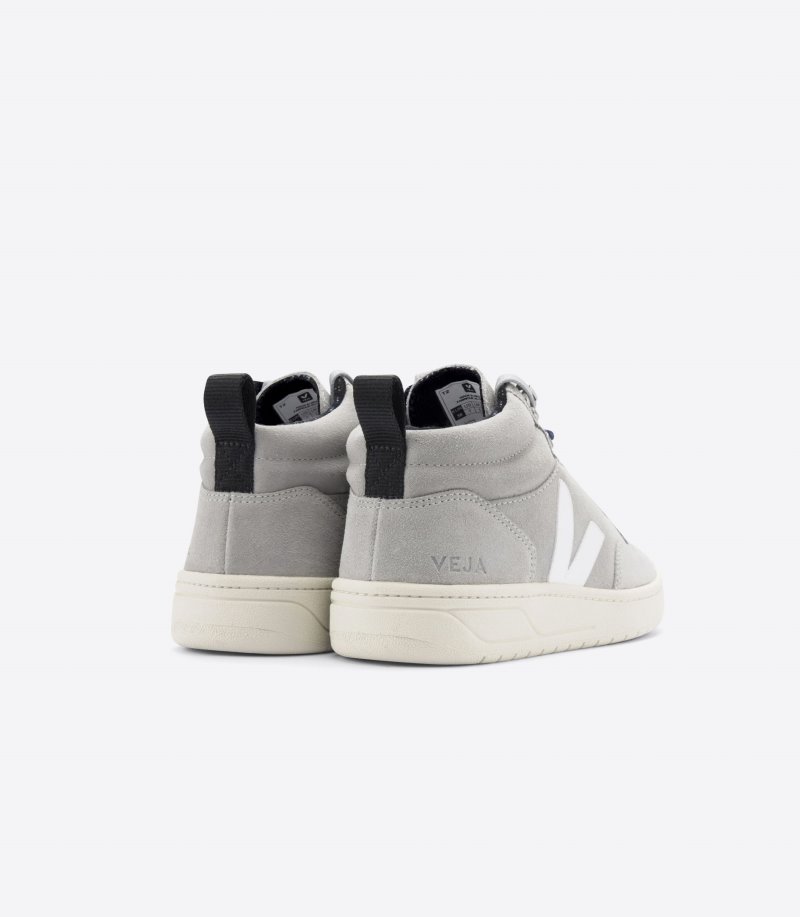 Grey / White Veja Roraima Suede Women's Sneakers | IE-653895