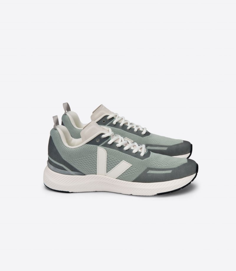 Light Green / Cream Veja Impala Jacquard Women\'s Sneakers | IE-858045