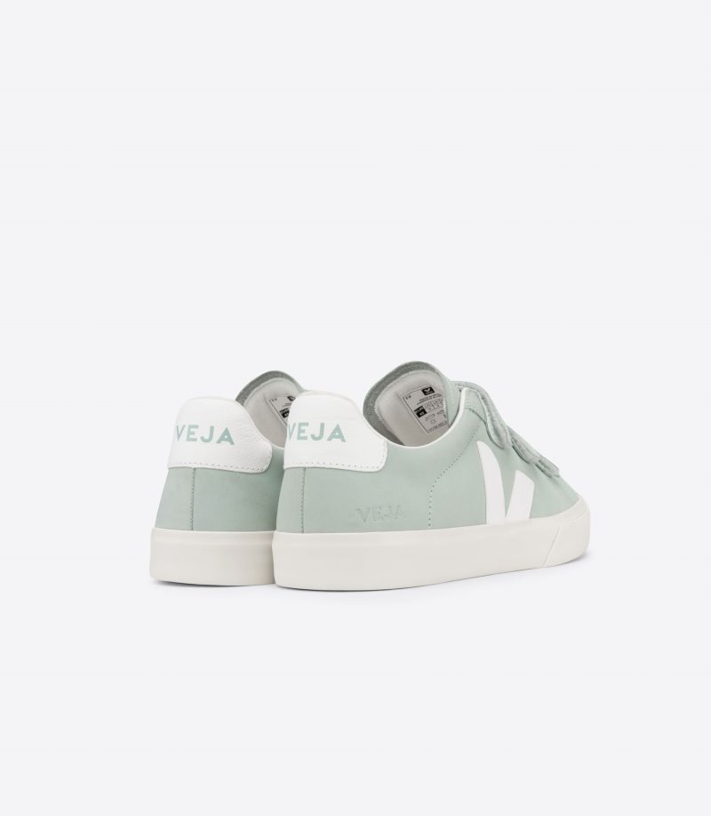 Light Green / White Veja Recife Nubuck Women's Sneakers | IE-855221