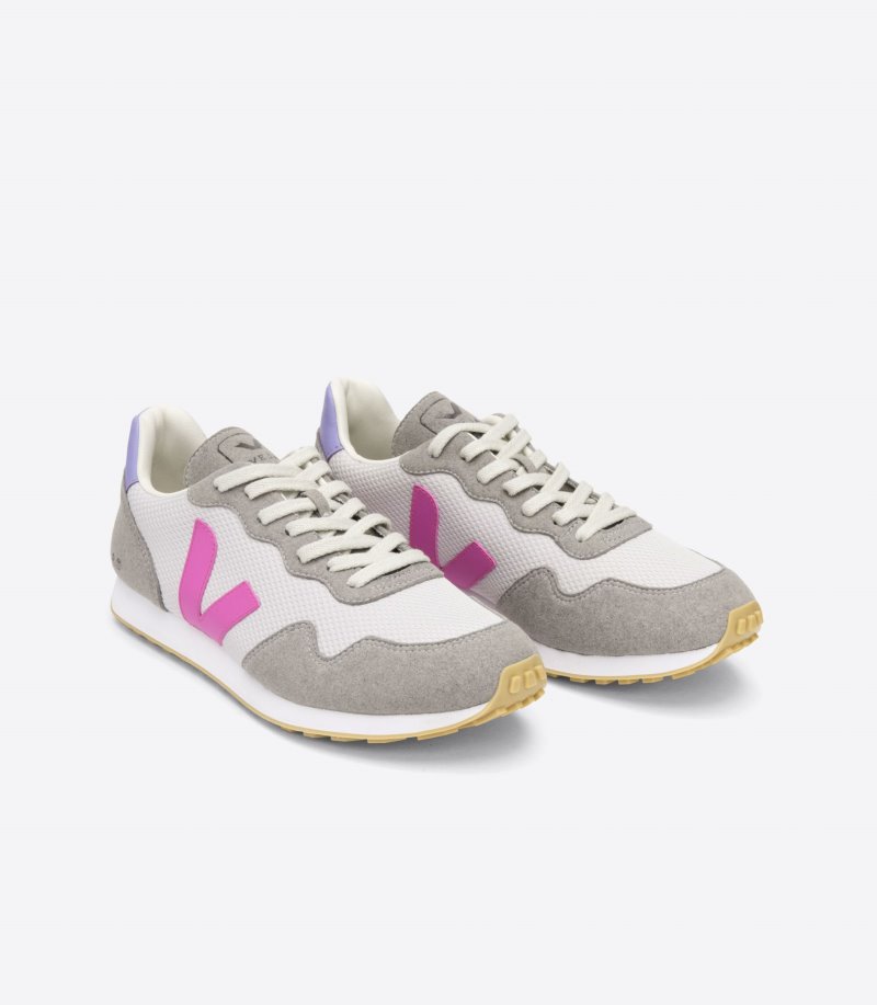 Light Grey / Purple Veja Sdu REC Alveomesh Women's Sneakers | IE-229563