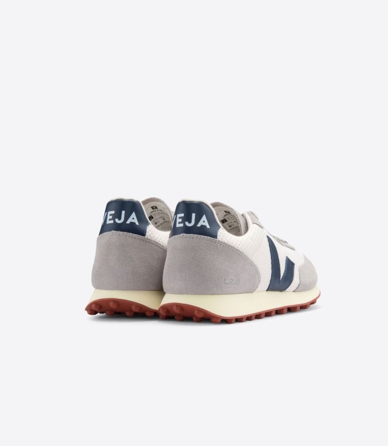 Navy / Blue / Grey Veja Rio Branco Hexamesh Gravel Women's Sneakers | IE-132087