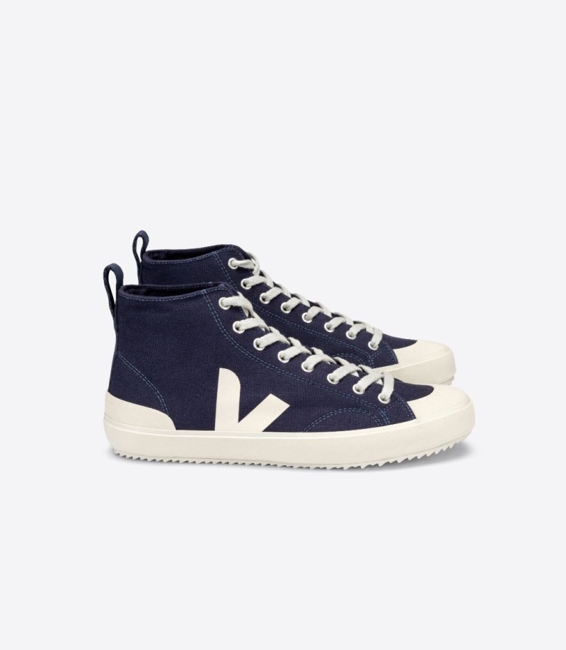 Navy Veja Nova Ht Canvas Men\'s Sneakers | IE-054711