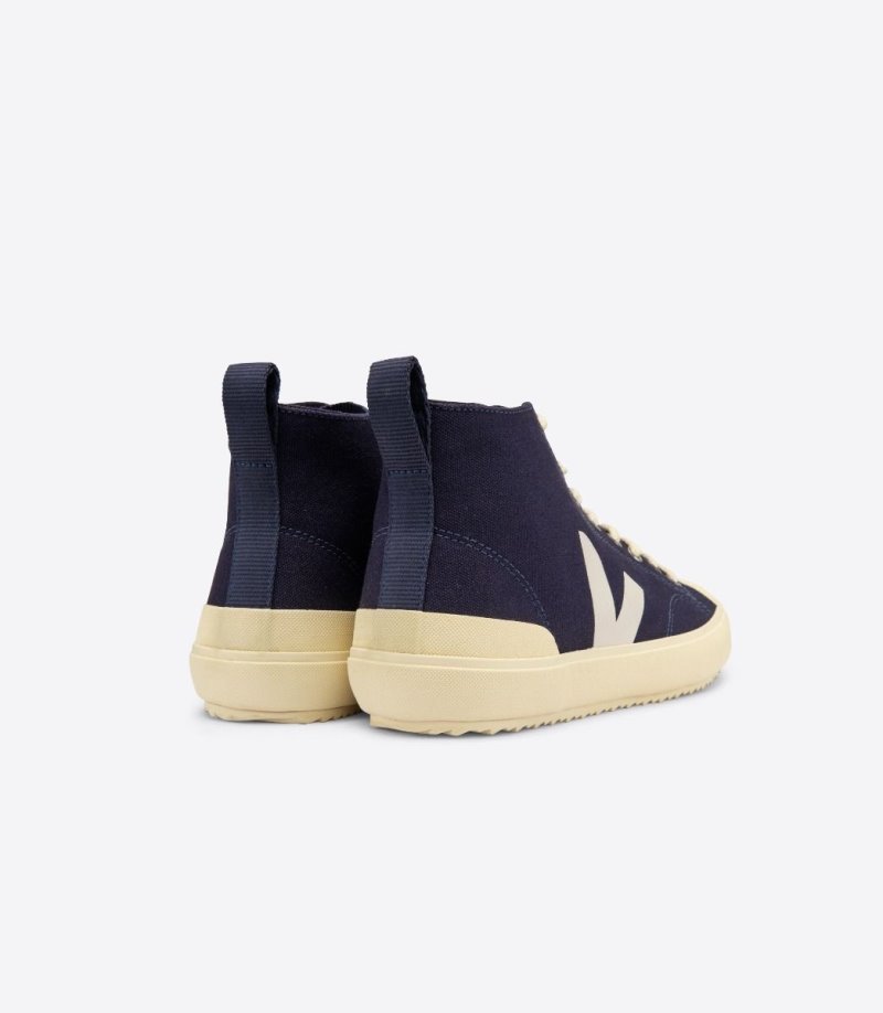 Navy Veja Nova Ht Canvas Women's Sneakers | IE-166378