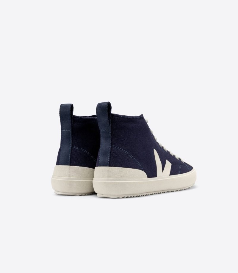 Navy Veja Nova Ht Canvas Women's Sneakers | IE-816966