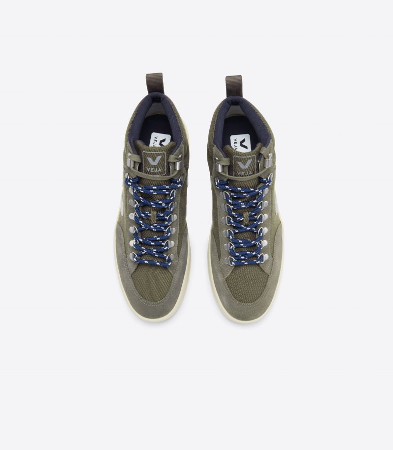 Olive / Grey Veja Roraima B-Mesh Women's Sneakers | IE-290829