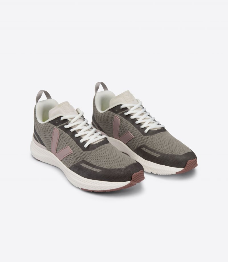 Olive / Pink Veja Impala Jacquard Women's Sneakers | IE-024426