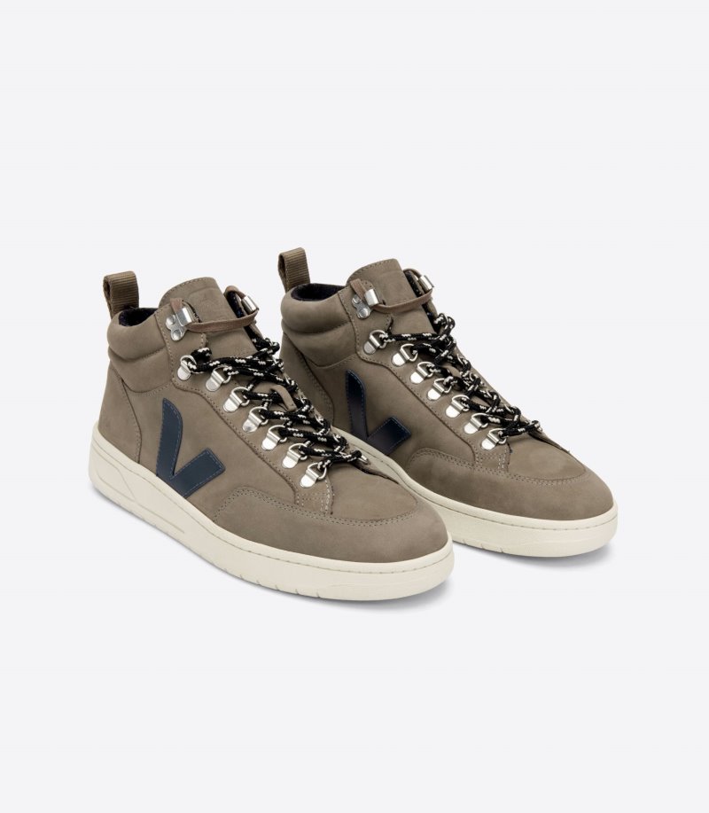 Olive Veja Roraima Nubuck Women's Sneakers | IE-130469