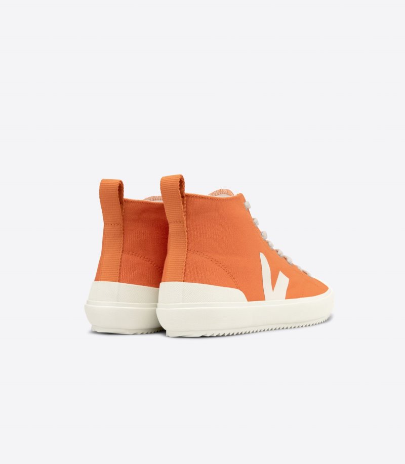 Orange / White Veja Nova Ht Canvas Women's Sneakers | IE-074780