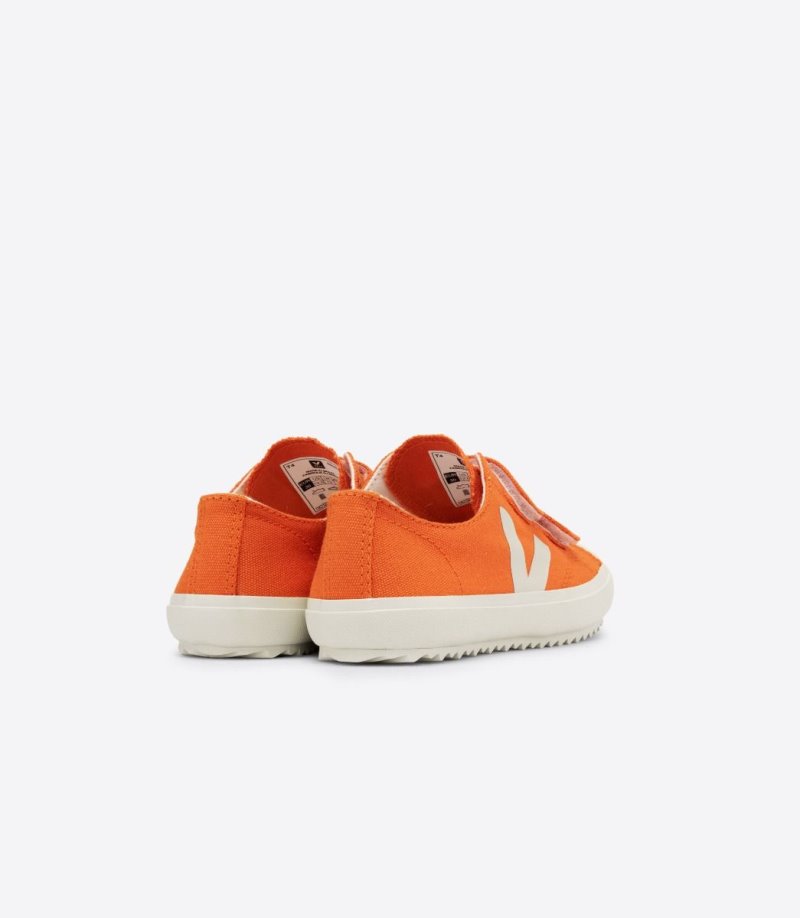 Orange / White Veja Ollie Canvas Kids' Sneakers | IE-785964