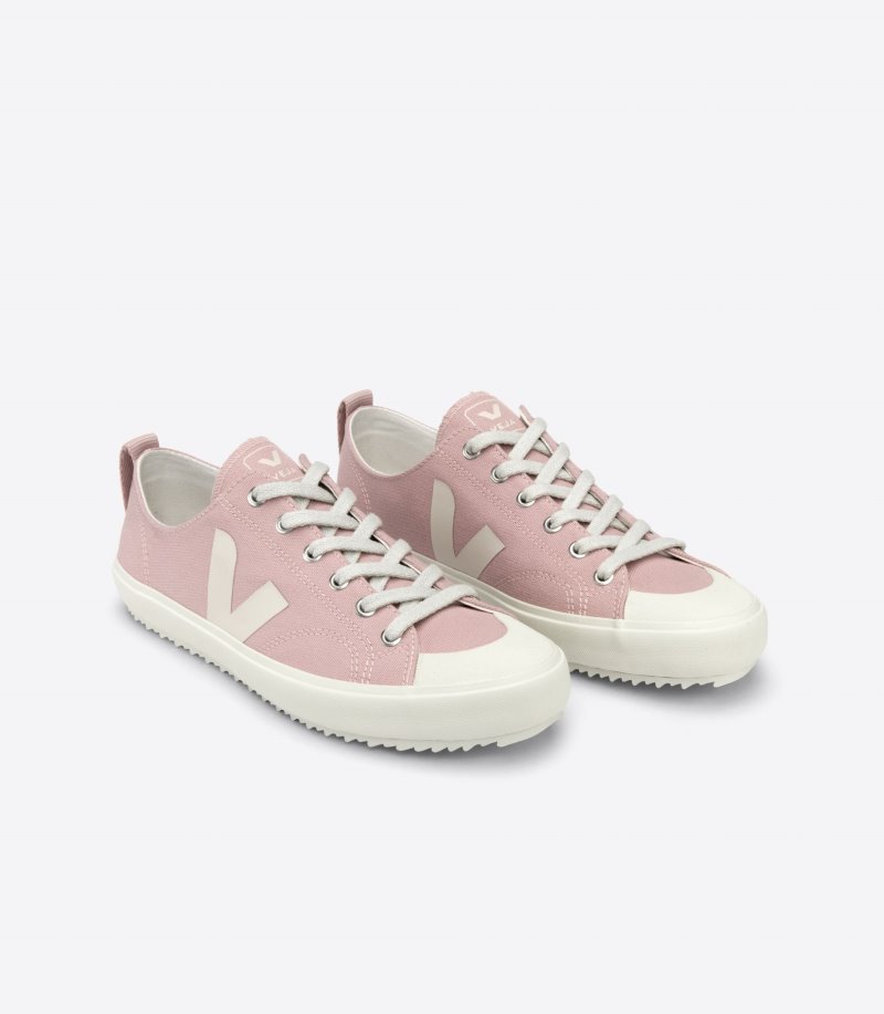 Pink Veja Nova Canvas Women's Sneakers | IE-691664