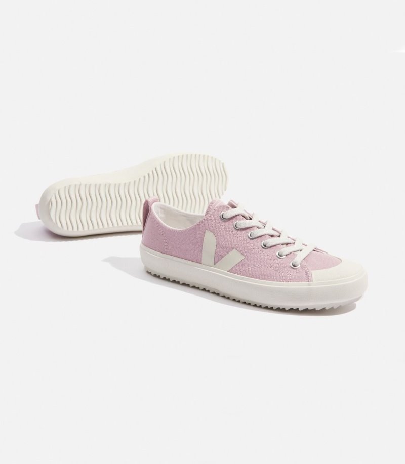 Pink Veja Nova Canvas Women's Sneakers | IE-691664