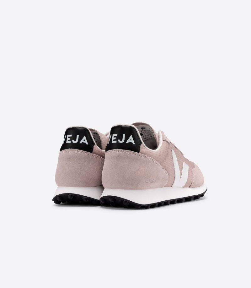 Pink / White Veja Rio Branco Ripstop Women's Sneakers | IE-492384