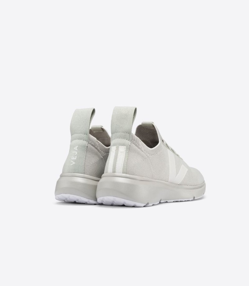 Silver Veja V-knit Rick Owens Runner Style 2 V-knit Veja X Rick-owens Women's Sneakers | IE-074703