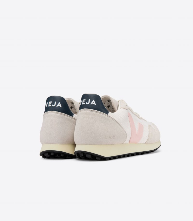 White / Beige / Pink Veja Sdu REC Alveomesh Women's Sneakers | IE-886307