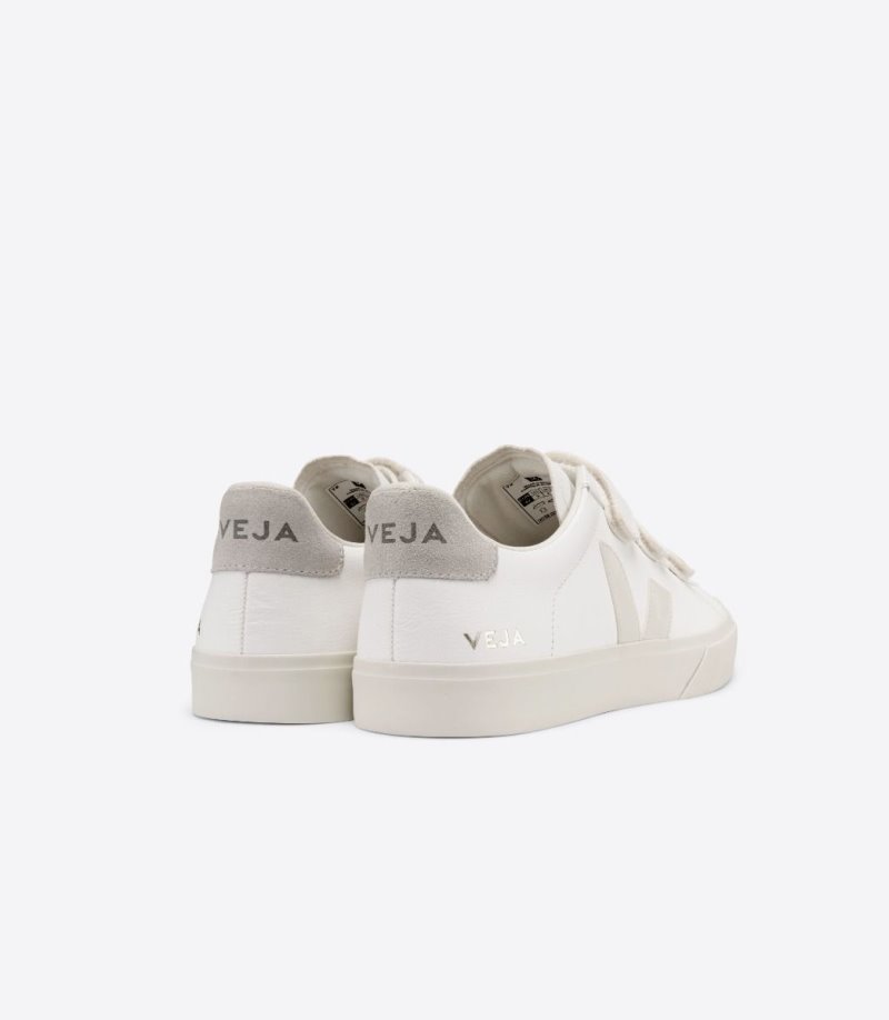 White / Beige Veja Recife Chromefree Men's Sneakers | IE-264061