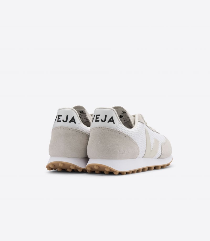 White / Beige Veja Rio Branco Alveomesh Women's Sneakers | IE-979676