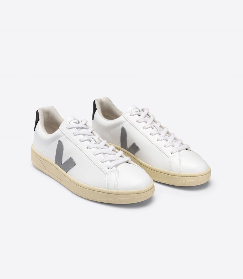 White / Grey / Black Veja Urca CWL Men's Sneakers | IE-198750