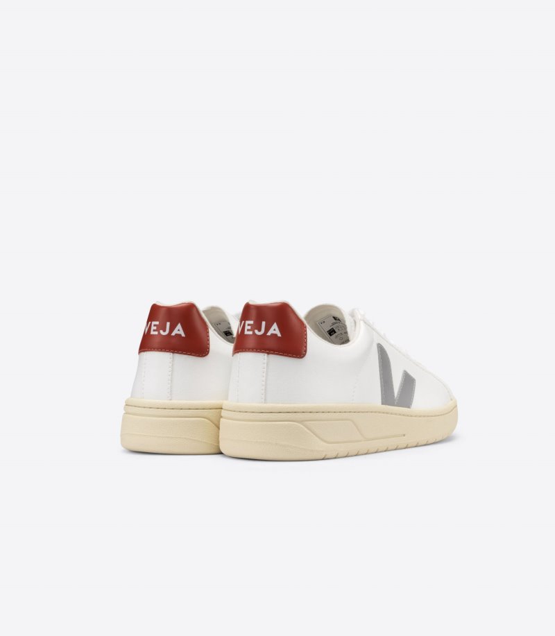 White / Grey / Red Veja Urca CWL Men's Sneakers | IE-970801