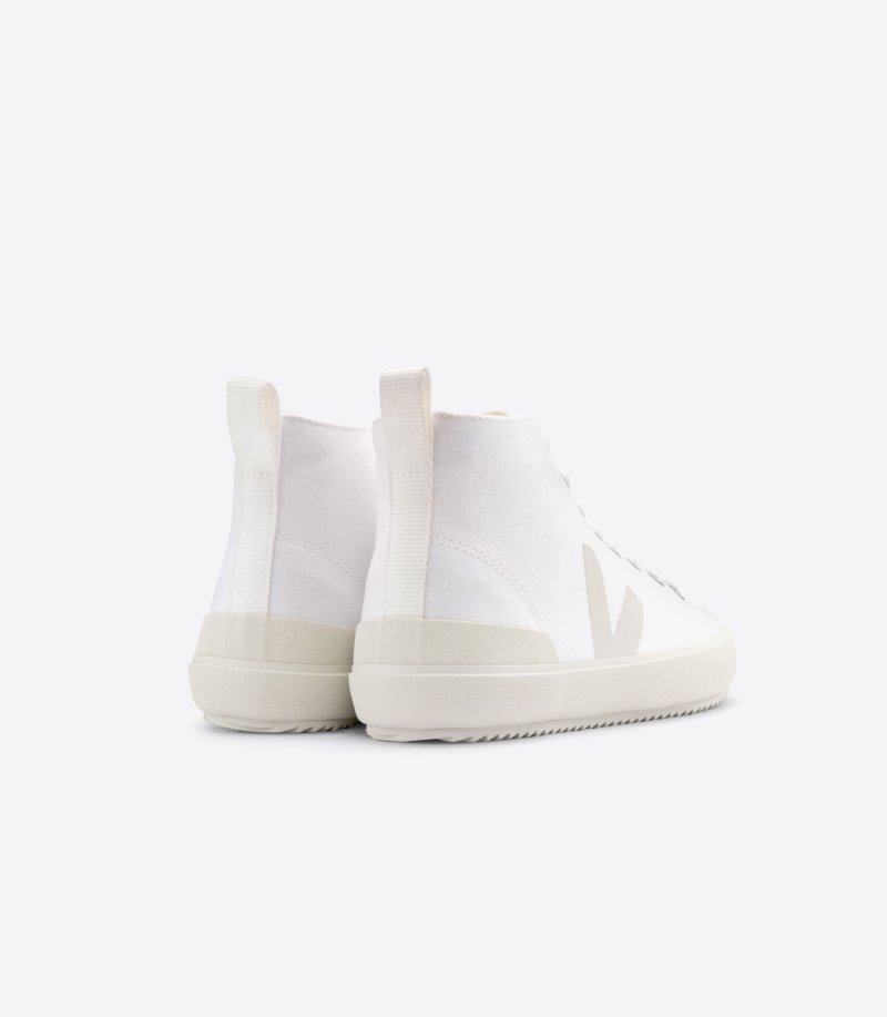 White / Light Grey Veja Nova Ht Canvas Women's Sneakers | IE-442984