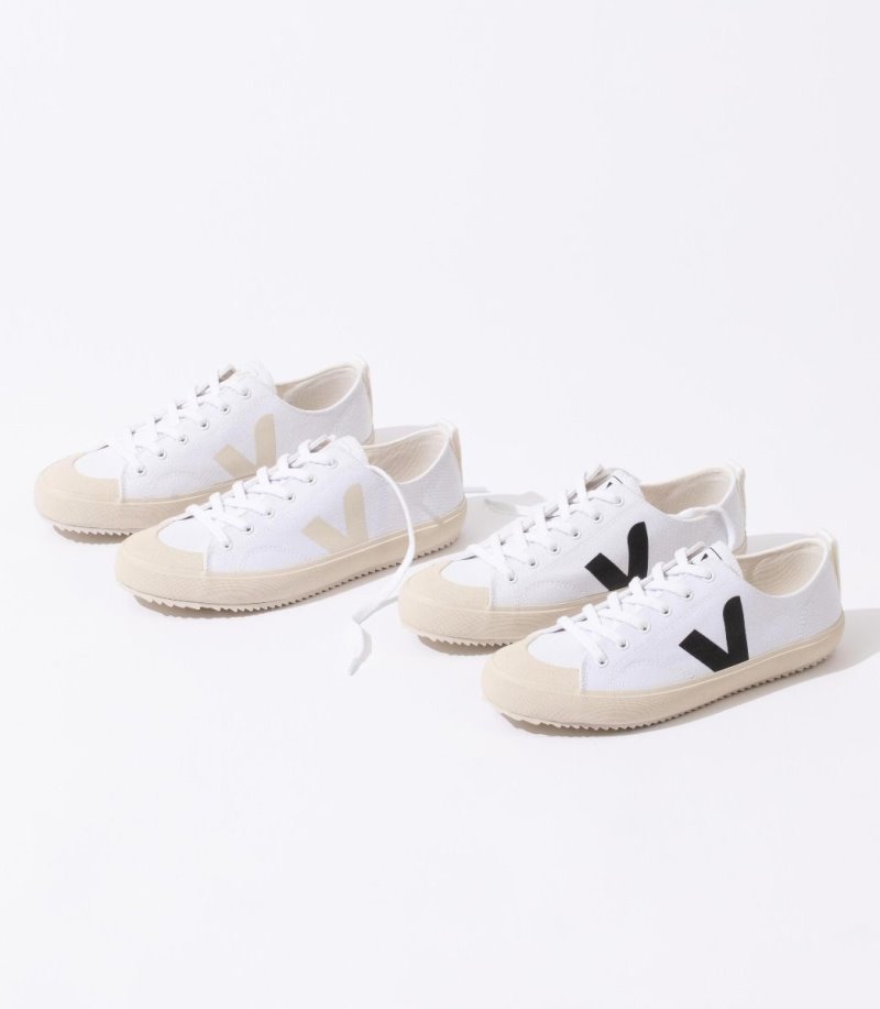 White / Light Grey Veja Nova Women's Sneakers | IE-486504