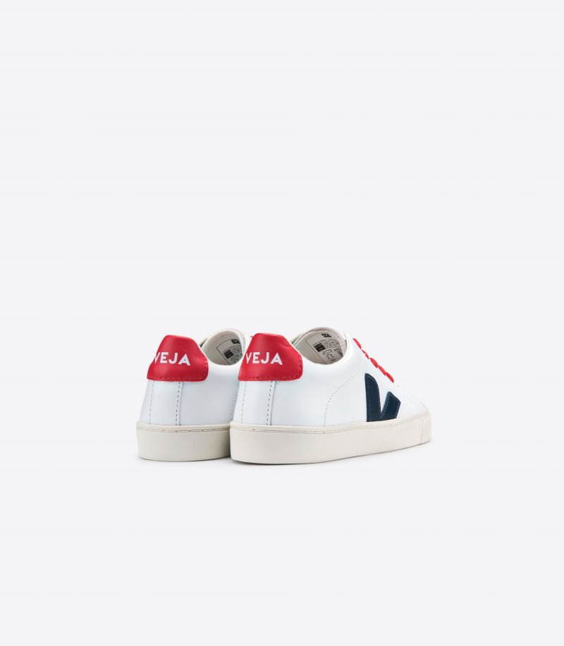 White / Navy Veja Esplar Extra Kids' Sneakers | IE-468675