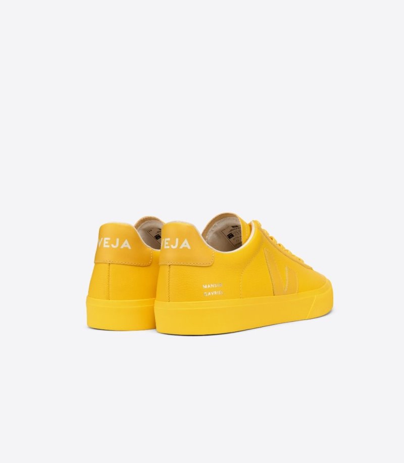 Yellow Veja Campo Veja X Mansur Gavriel Women's Sneakers | IE-699981