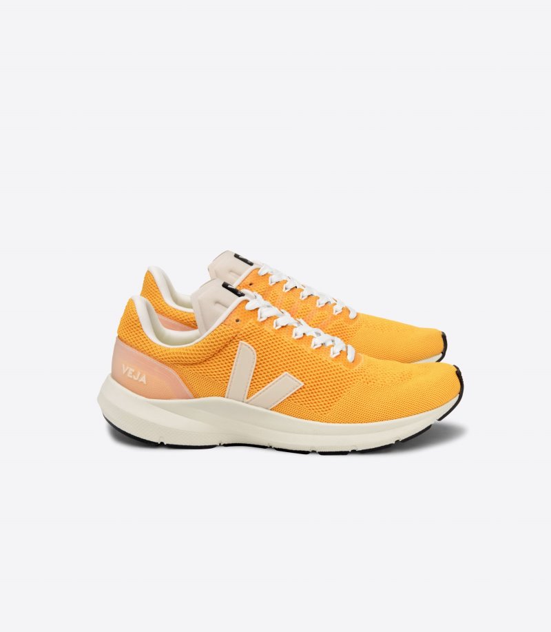 Yellow Veja Marlin Lt V-knit Men\'s Sneakers | IE-185348