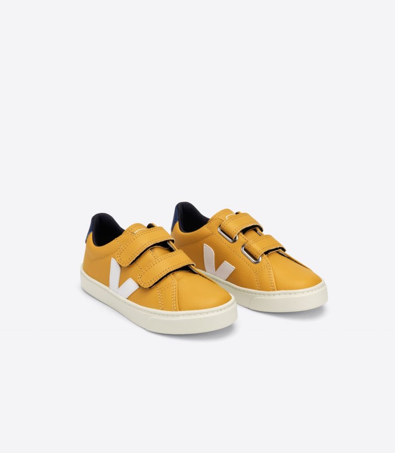 Yellow / White Veja Esplar Chromefree Kids' Sneakers | IE-448226