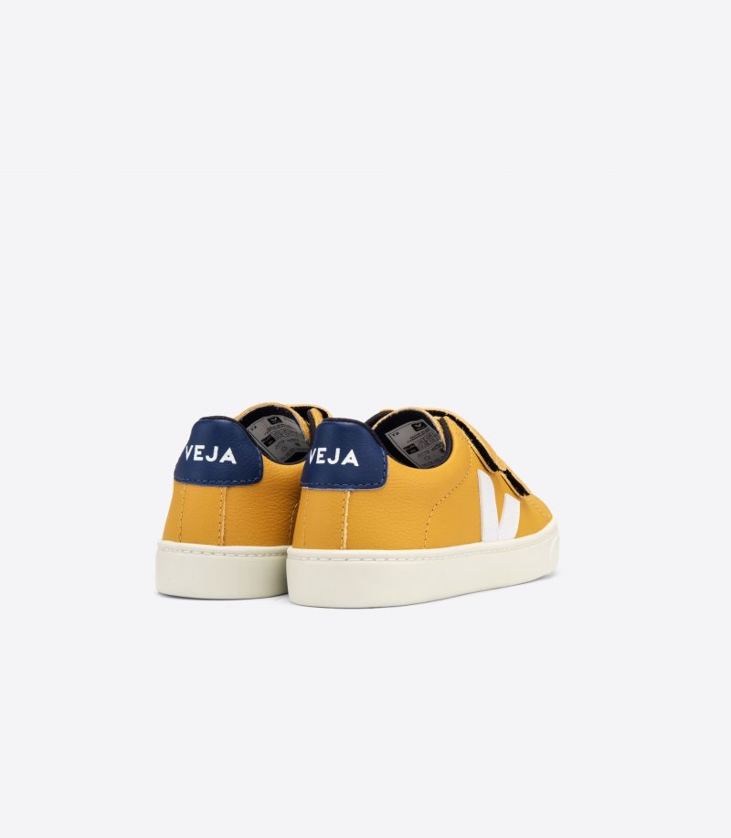 Yellow / White Veja Esplar Chromefree Kids' Sneakers | IE-448226