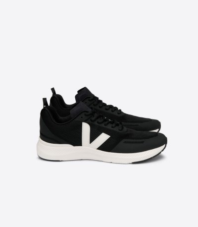 Black / Cream Veja Impala Jacquard Women's Sneakers | IE-382740