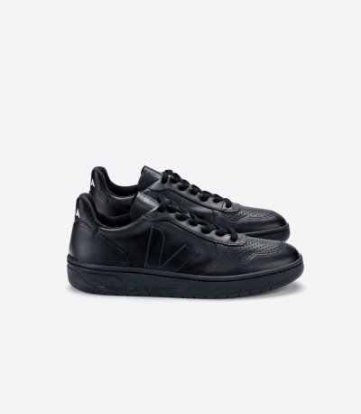 Black Veja V-10 CWL Women's Sneakers | IE-590675