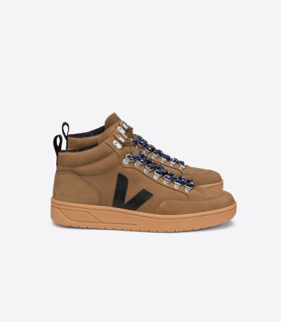 Brown / Black Veja Roraima Nubuck Women's Sneakers | IE-081555