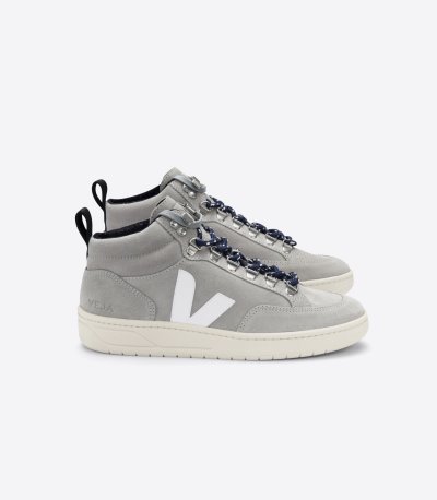 Grey / White Veja Roraima Suede Men's Sneakers | IE-586916