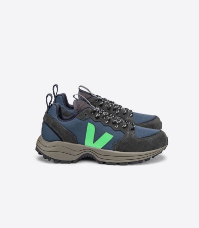 Navy / Dark Grey / Green Veja Venturi Ripstop Women's Sneakers | IE-296391