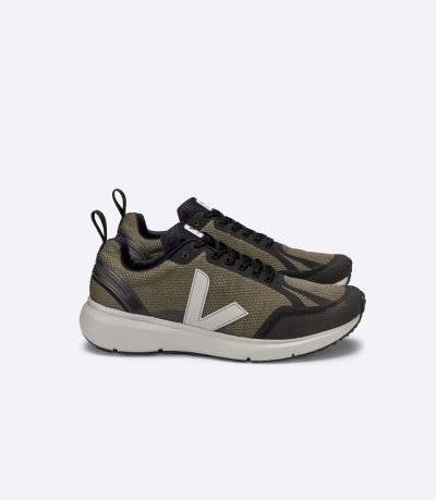 Olive / Grey / Black Veja Condor 2 Alveomesh Men's Sneakers | IE-734848