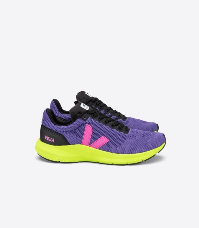 Purple / Rose / Yellow Veja Marlin Lt V Knit Men's Sneakers | IE-485269